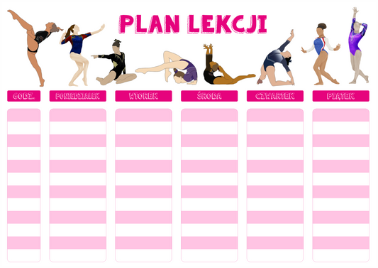 GYMNASTICS LESSON PLAN | FOR PRINT